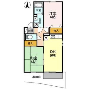 2DK 間取り図