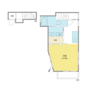 ワンルーム 間取り図