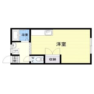 ワンルーム 間取り図