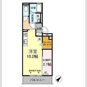 ワンルーム 間取り図