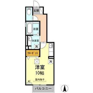 ワンルーム 間取り図