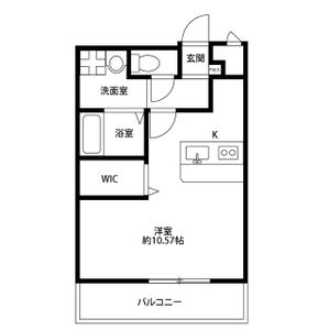 ワンルーム 間取り図