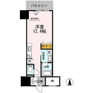 ワンルーム 間取り図