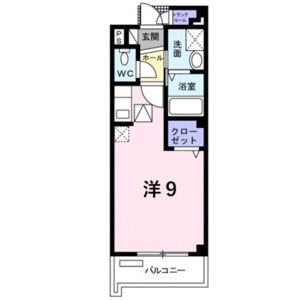 ワンルーム 間取り図
