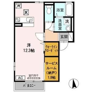 ワンルーム 間取り図