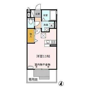 ワンルーム 間取り図