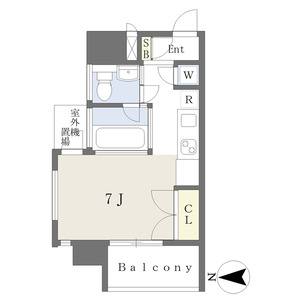 ワンルーム 間取り図