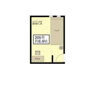 ワンルーム 間取り図