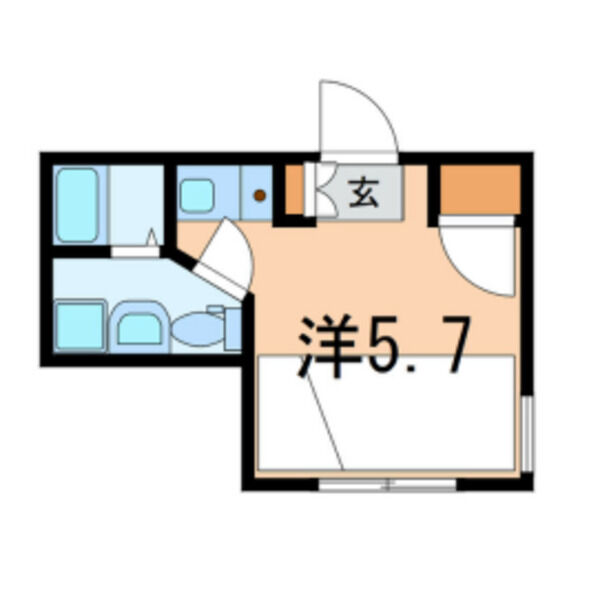 ワンルーム 間取り図