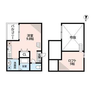 ワンルーム 間取り図