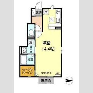ワンルーム 間取り図
