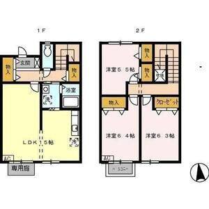 3LDK 間取り図