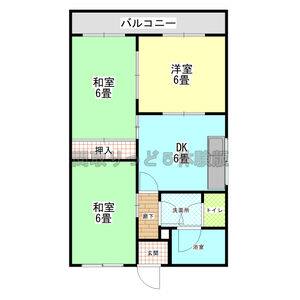 3DK 間取り図