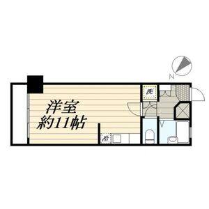 ワンルーム 間取り図