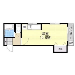 ワンルーム 間取り図