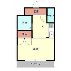 ワンルーム 間取り図
