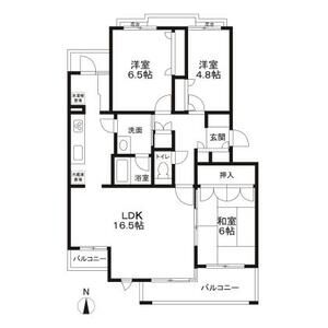3LDK 間取り図