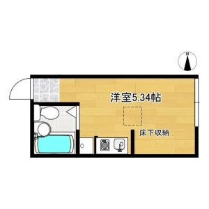 ワンルーム 間取り図
