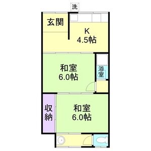 2K 間取り図