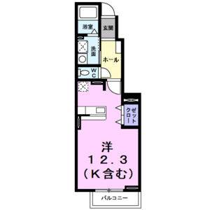 ワンルーム 間取り図