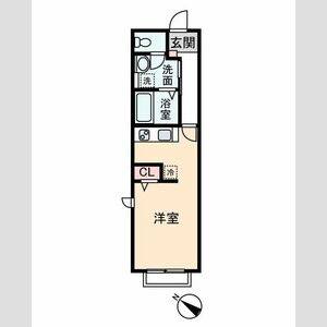 ワンルーム 間取り図