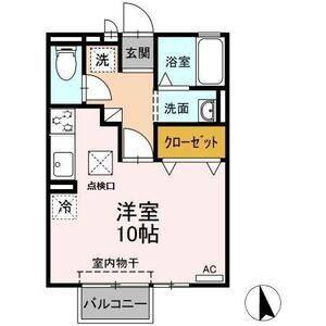 ワンルーム 間取り図