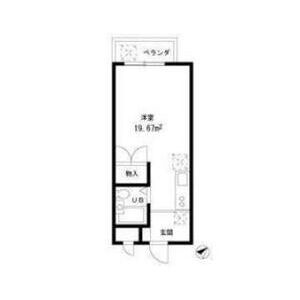 ワンルーム 間取り図