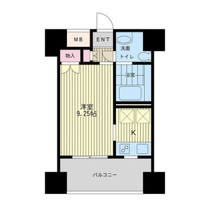ワンルーム 間取り図