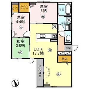 3LDK 間取り図