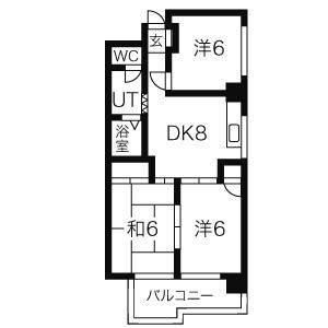 3LDK 間取り図