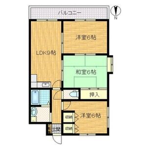 3LDK 間取り図