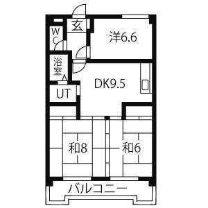 3LDK 間取り図
