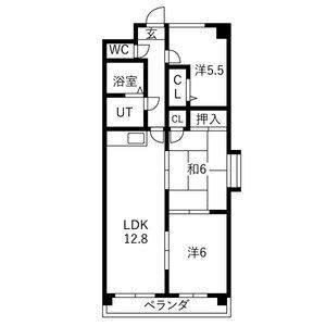 3LDK 間取り図