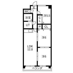 3LDK 間取り図