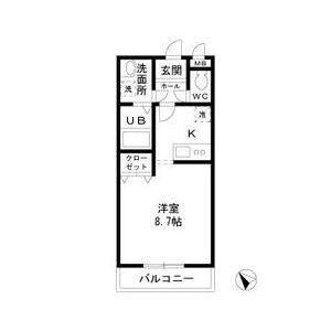 ワンルーム 間取り図