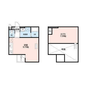 ワンルーム 間取り図