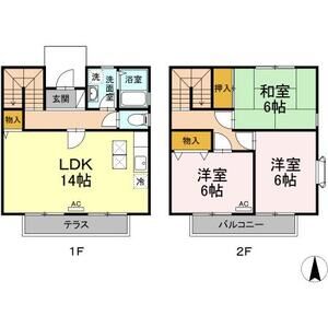 3LDK 間取り図