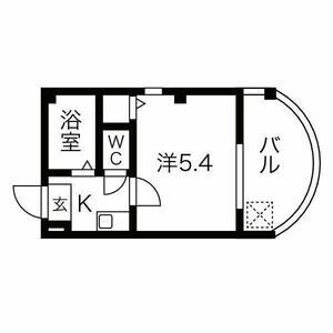 ワンルーム 間取り図