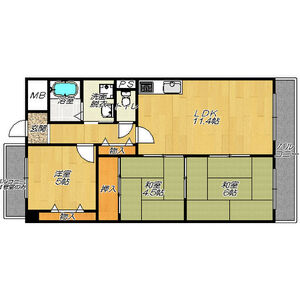 3LDK 間取り図