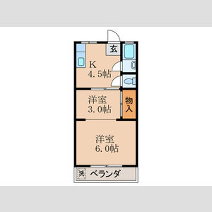 2K 間取り図