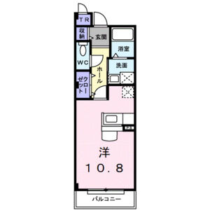 ワンルーム 間取り図