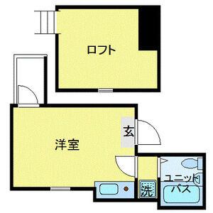 ワンルーム 間取り図