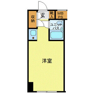 ワンルーム 間取り図