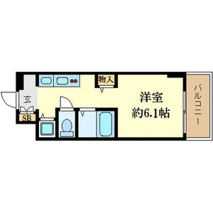 ワンルーム 間取り図
