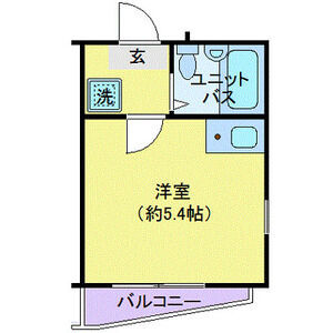 ワンルーム 間取り図
