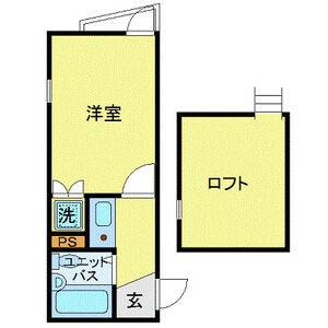 ワンルーム 間取り図