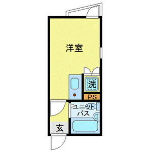 ワンルーム 間取り図
