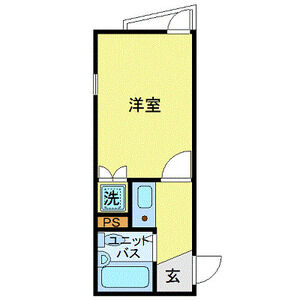 ワンルーム 間取り図