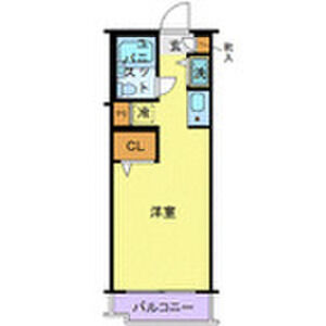 ワンルーム 間取り図