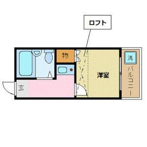 ワンルーム 間取り図